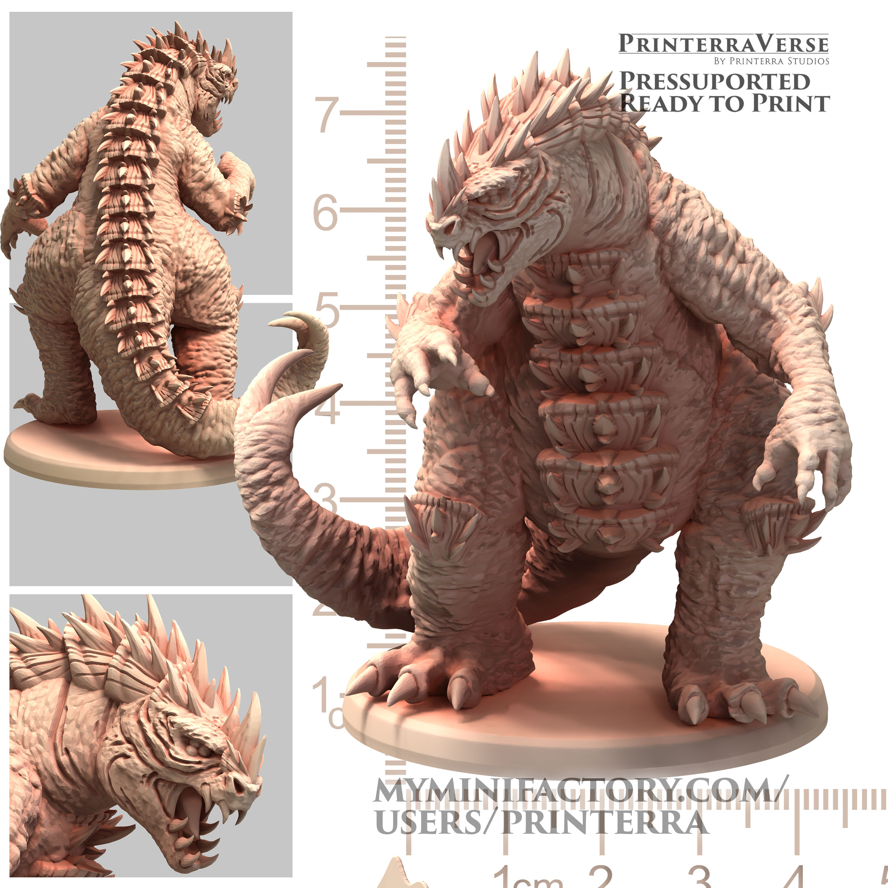 030 EMERALD Feral God Lizard Monster
